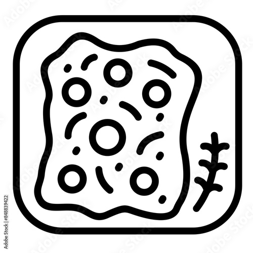 Focaccia Icon