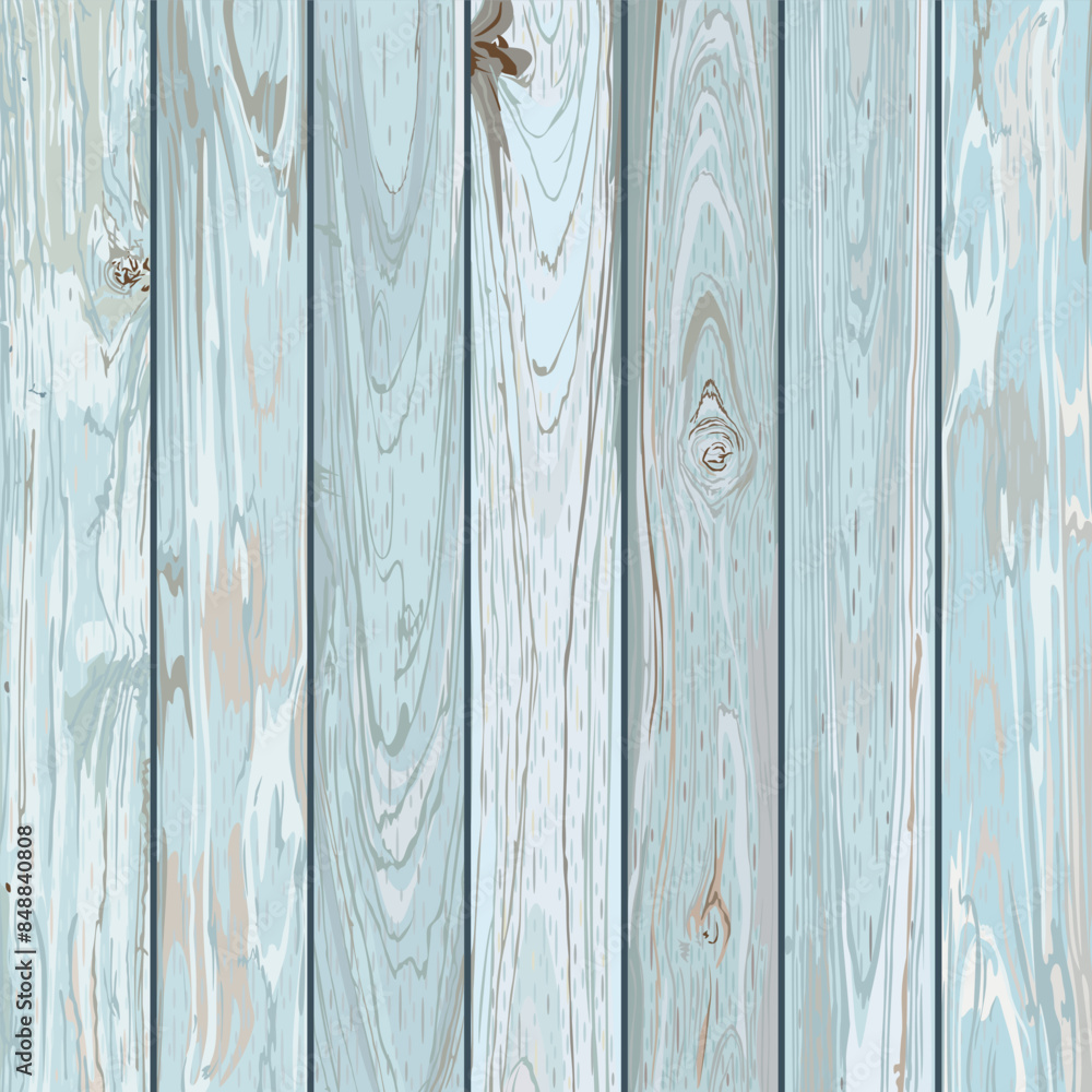 Cut timber panels turquoise blue colores distressed weathered graphic illustration. Wooden texture pattern tropical style square background. Cut timber panels turquoise blue colores distressed weathered graphic illustration. Wooden texture pattern tropical style square background.
