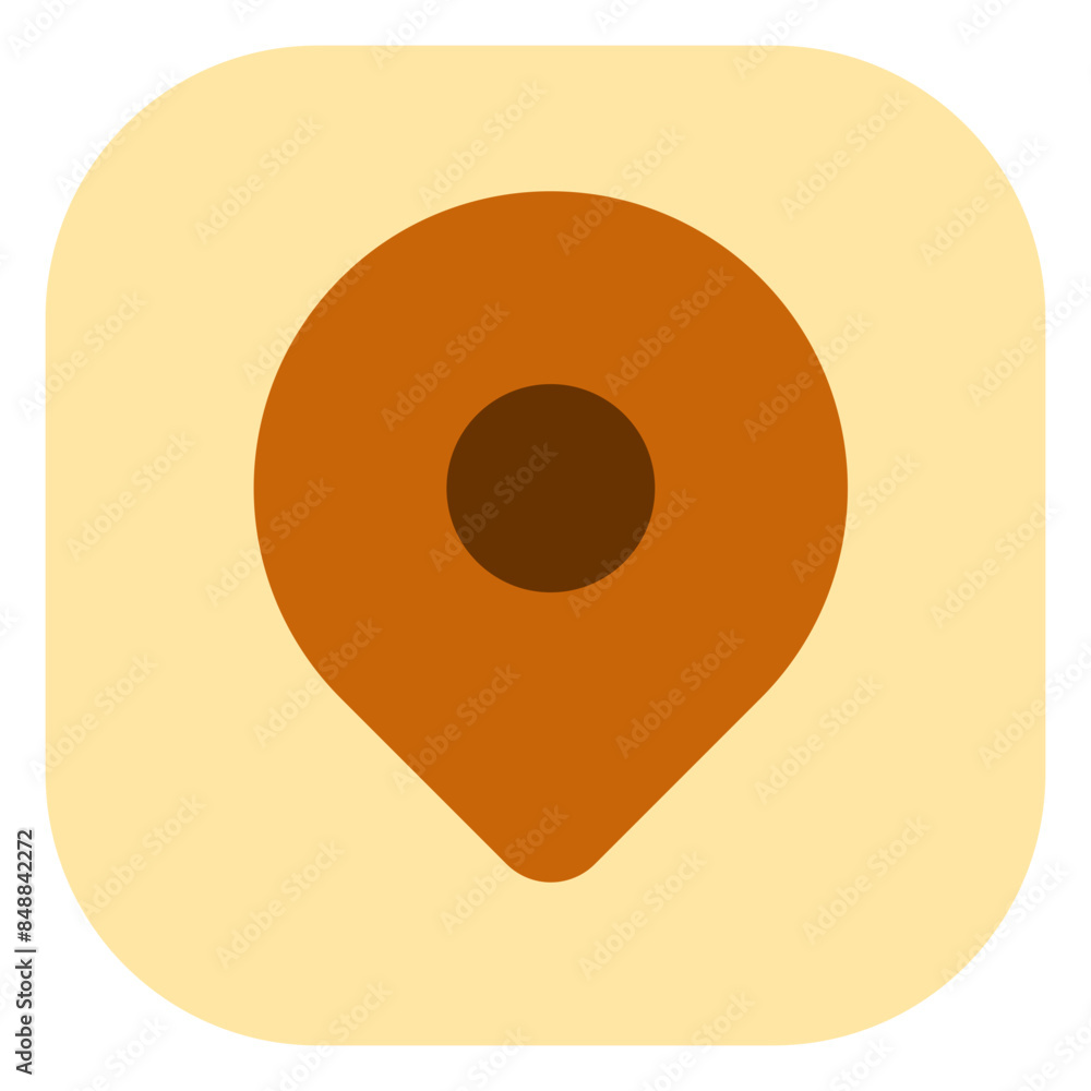 Fototapeta premium Editable location pin vector icon. Map, location, navigation. Part of a big icon set family. Perfect for web and app interfaces, presentations, infographics, etc