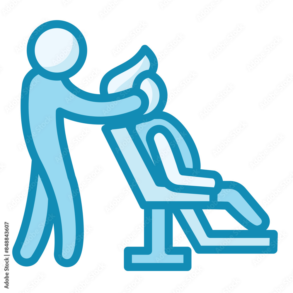 Head Massage Icon Head Massage Icon