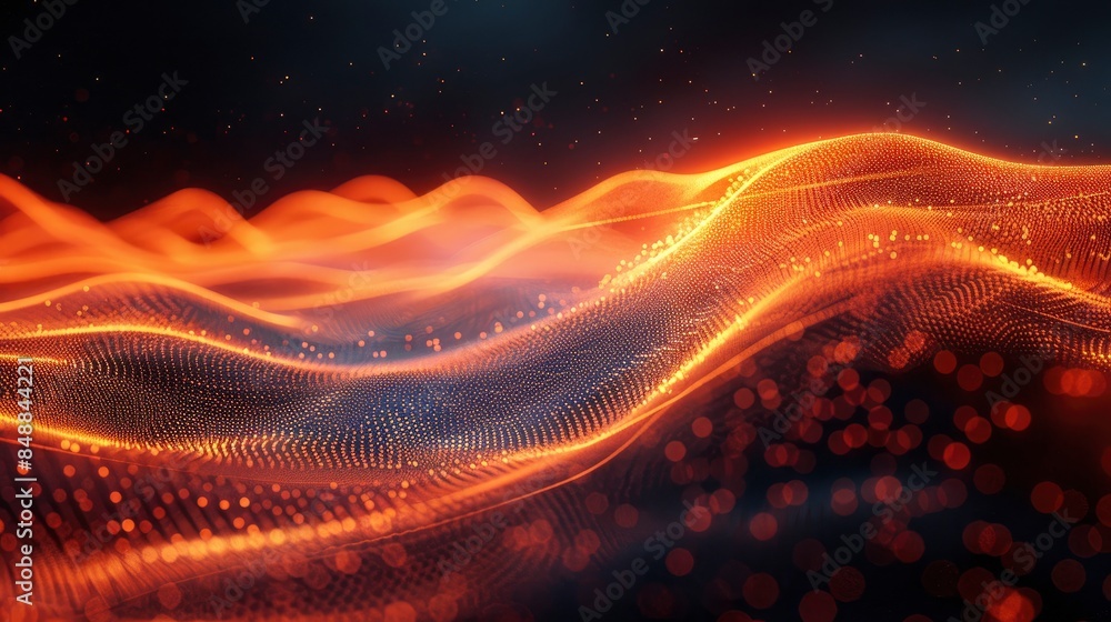 Abstract Wave Art Of Connections In A Fractal Universe, Abstract Background HD For Designer Abstract Wave Art Of Connections In A Fractal Universe, Abstract Background HD For Designer