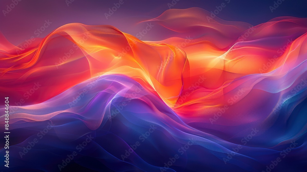Abstract Wave Art Of Connections In A Network Of Light, Abstract Background HD For Designer Abstract Wave Art Of Connections In A Network Of Light, Abstract Background HD For Designer