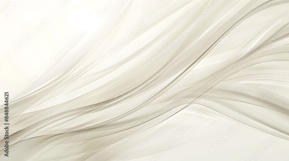 Fototapeta premium Abstract background. Lightness and smoothness of every line. Textile airy background.