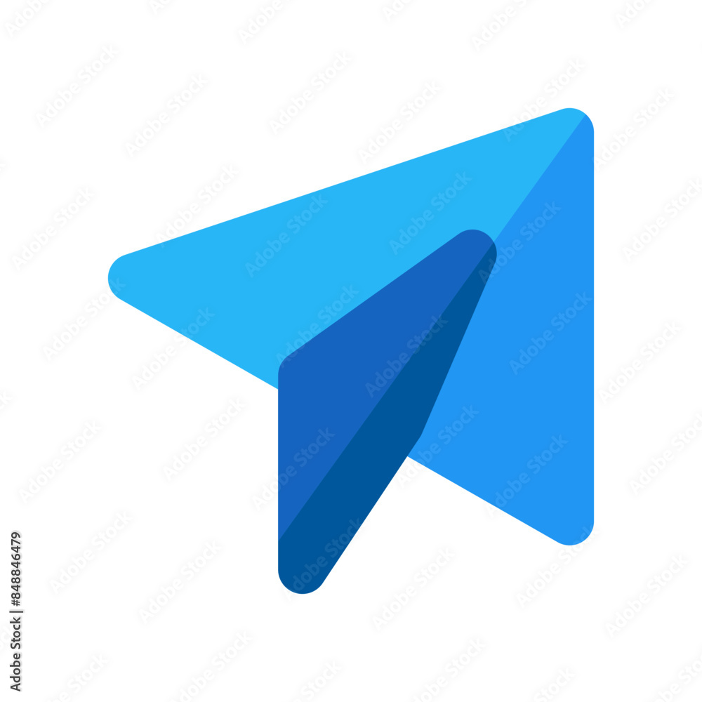 paper plane email icon flat design style paper plane email icon flat design style