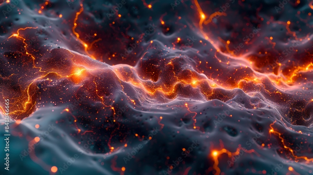 Abstract Wave Of Neural Connections In The Brain, Abstract Background HD For Designer Abstract Wave Of Neural Connections In The Brain, Abstract Background HD For Designer