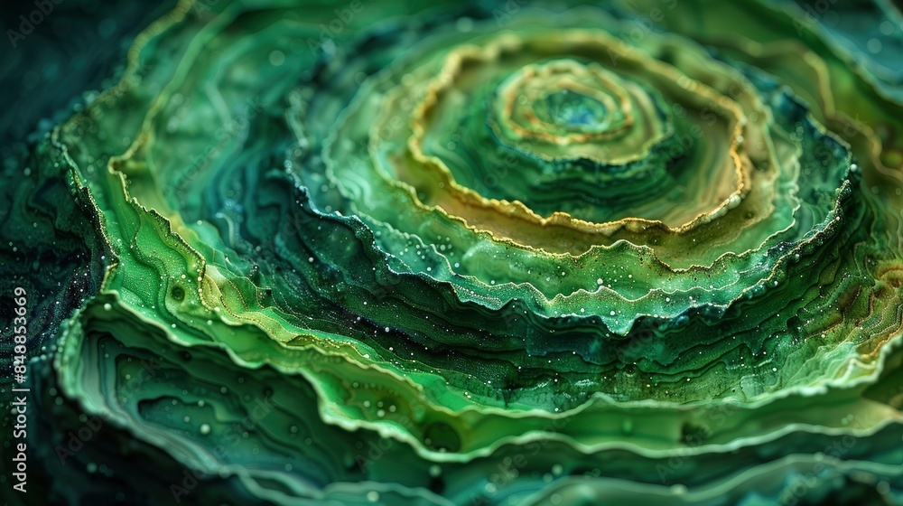 Obraz premium Abstract Green Art With Intricate Details, Abstract Background HD For Designer