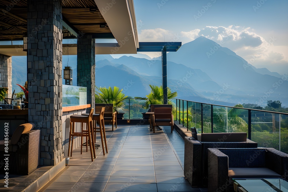 Fototapeta premium tropical resort hotel