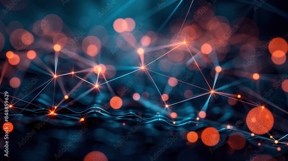 Abstract 3D Depiction Of Connections In A Flow Of Consciousness, Abstract Background HD For Designer Abstract 3D Depiction Of Connections In A Flow Of Consciousness, Abstract Background HD For Designer