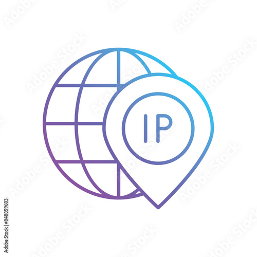 Ip Address vector icon