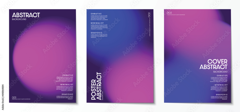 Poster gradient graphic print design. Abstract colorful background. Design for Covers, Brochures, and Magazines.Vector illustration.