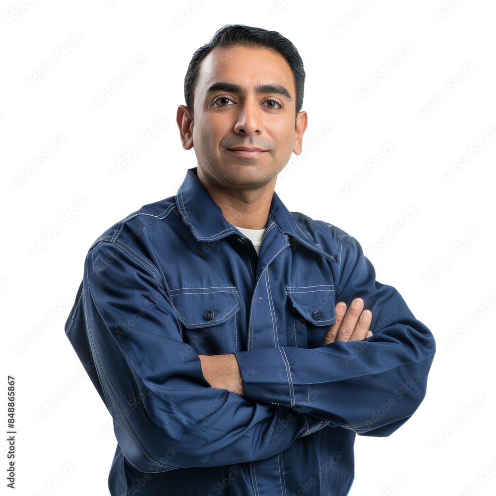 Confident man in blue shirt isolated on transparent background, ideal for tech industry profiles, startup promotions, and business websites Confident man in blue shirt isolated on transparent background, ideal for tech industry profiles, startup promotions, and business websites