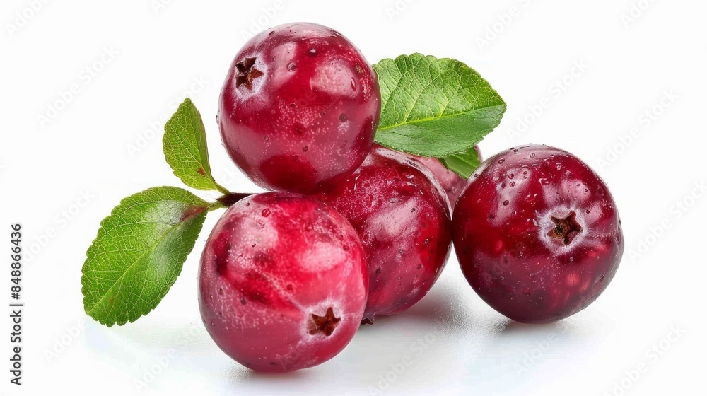 custom made wallpaper toronto digitalCranberry fruit. Cranberry isolated on white background.