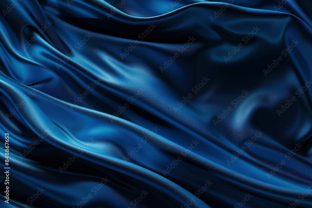 Abstract Luxury gradient Blue background. Smooth Dark blue with Black vignette Studio Banner - generative ai Abstract Luxury gradient Blue background. Smooth Dark blue with Black vignette Studio Banner - generative ai