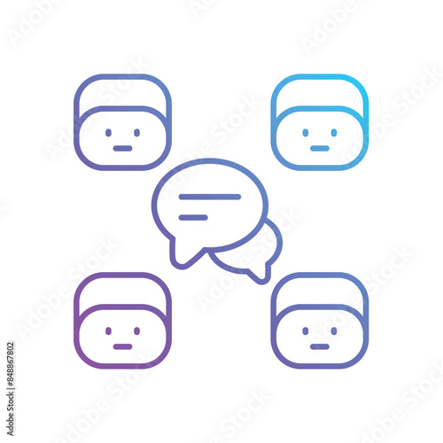Social Media vector icon