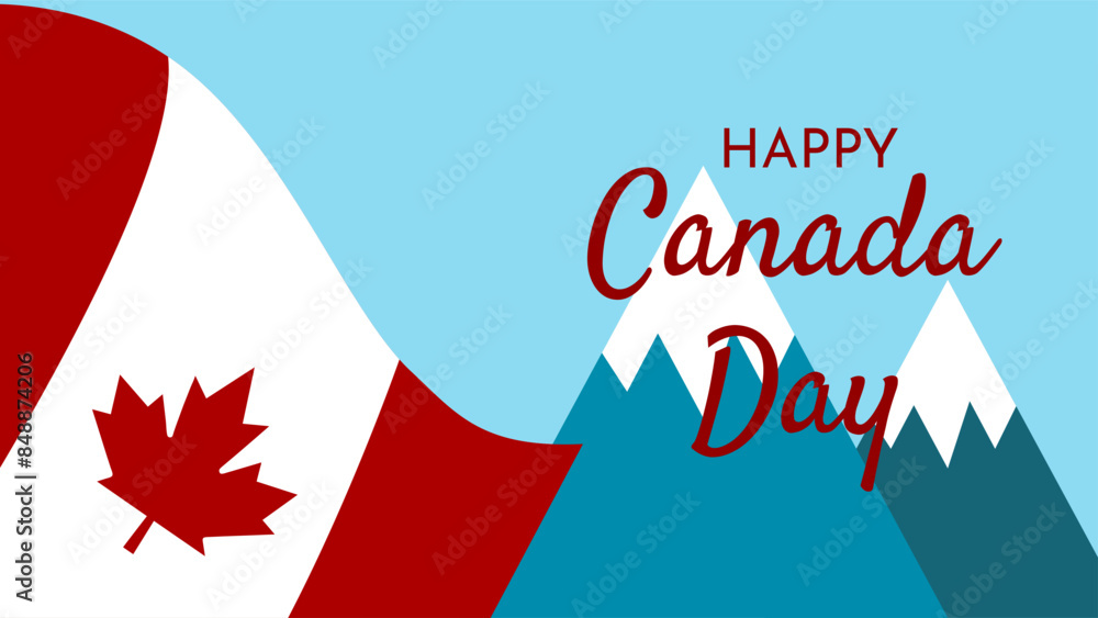 Canada Day celebration banner background suitable for poster, banner, promotion and advertising. Canada Independence Day banner, poster, template background. Canada Day celebration banner background suitable for poster, banner, promotion and advertising. Canada Independence Day banner, poster, template background.