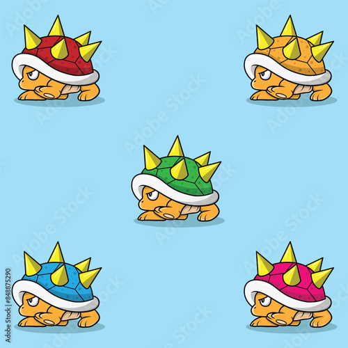 angry turtle monster enemy pack