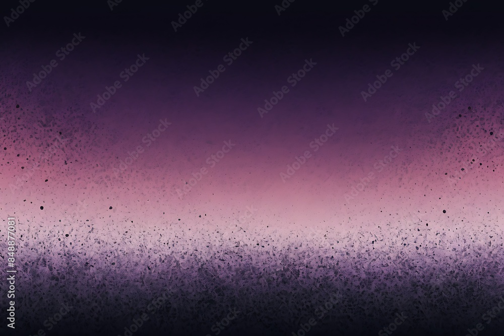 Obraz premium Grainy gradient dark background purple pink black color flow noise texture wide banner poster header design 
