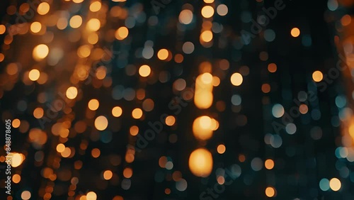 A mesmerizing display of code cascading downward signifying the constant evolution and expansion of blockchain technology.