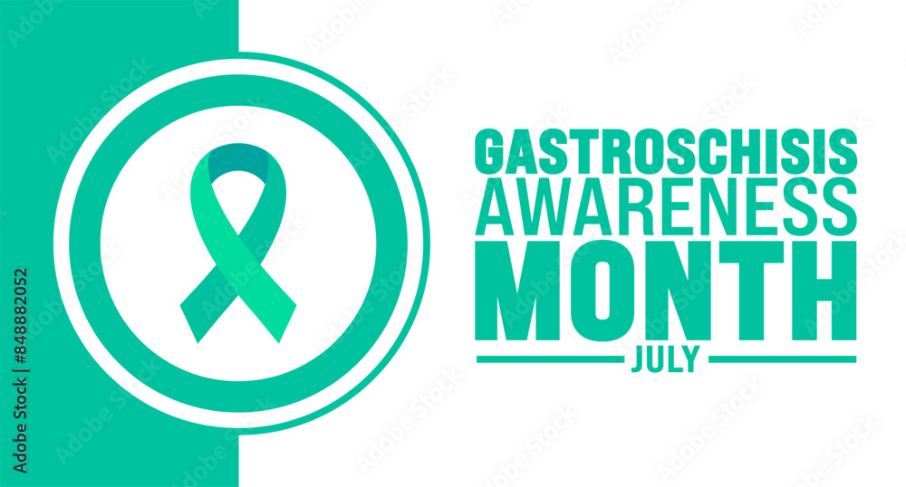 July is Gastroschisis Awareness Month background template. Holiday concept. use to background, banner, placard, card, and poster design template with text inscription and standard color. vector July is Gastroschisis Awareness Month background template. Holiday concept. use to background, banner, placard, card, and poster design template with text inscription and standard color. vector