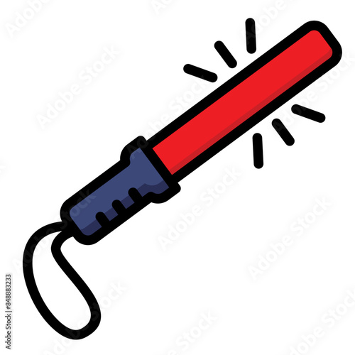 Traffic Control Baton Icon