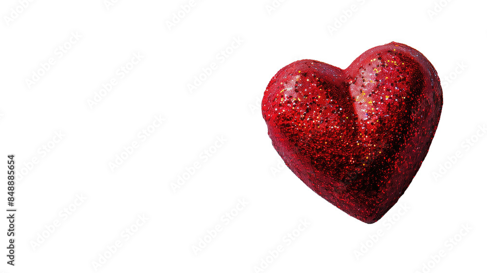 Red heart on a transparent background Red heart on a transparent background