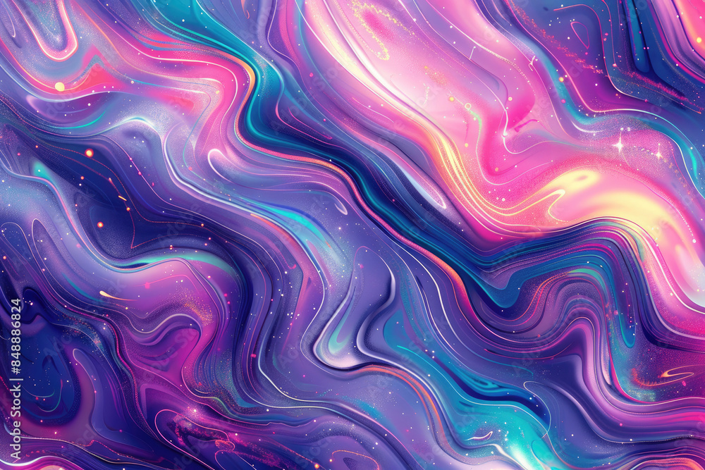 Fototapeta premium Abstract 3D Background with Geometric Shapes and Dynamic Colors