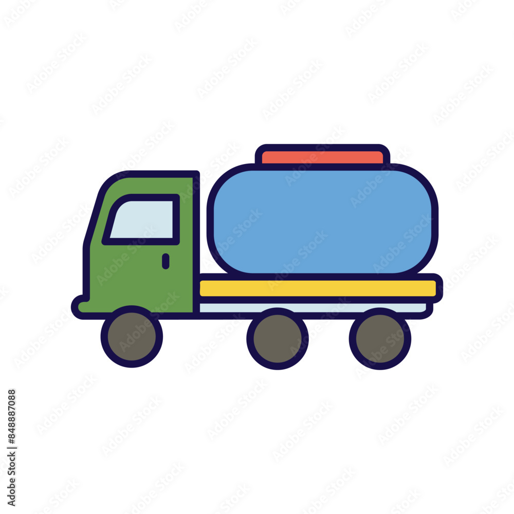 tanker icon with white background vector stock illustration tanker icon with white background vector stock illustration