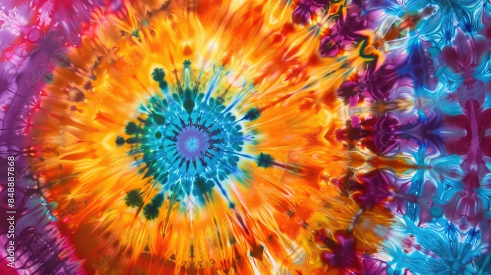 Colorful and stunning tie dye design examples Colorful and stunning tie dye design examples