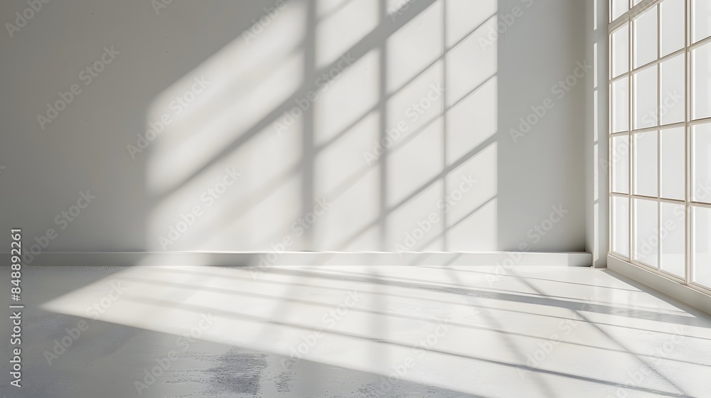 Clean and Minimalist White Background with Soft Shadows Perfect for Product Mockups Clean and Minimalist White Background with Soft Shadows Perfect for Product Mockups