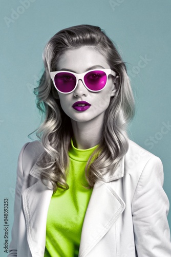 Wallpaper Mural model wearing sunglasses Torontodigital.ca