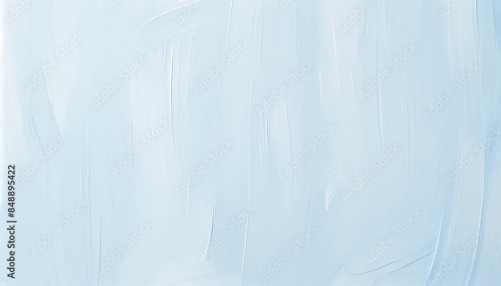Obraz premium Light blue painted wallpaper with smooth texture