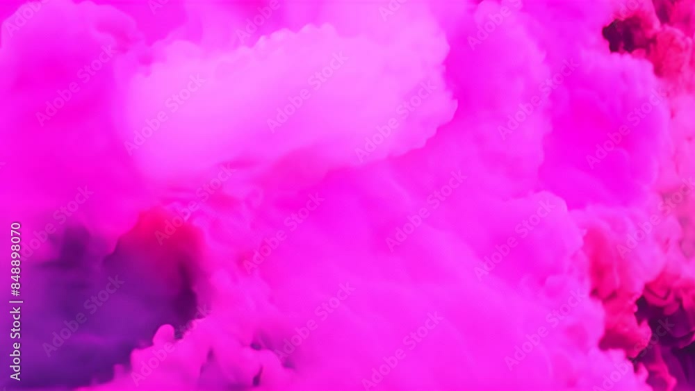 Pink Smoke Cloud Generative AI