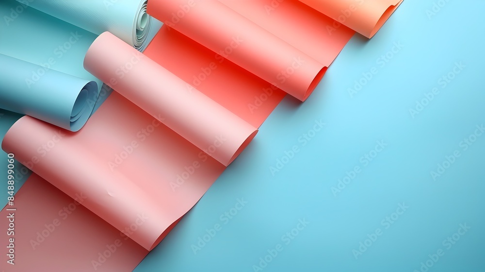 Muted Pastel Labeled Wallpaper with Solid Color Backdrop and Space for Text Muted Pastel Labeled Wallpaper with Solid Color Backdrop and Space for Text