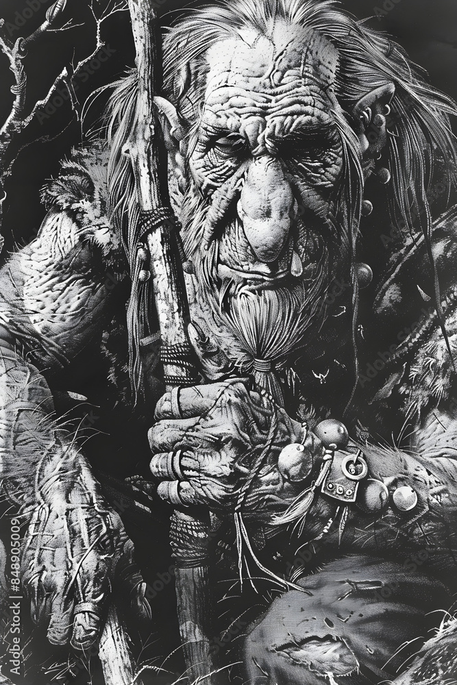 Fototapeta premium Scary Troll