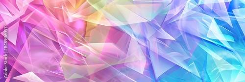 a colorful abstract background featuring a variety of shapes and sizes, including a square, triangle, rectangle, and hexagon, arranged in a repeating pattern