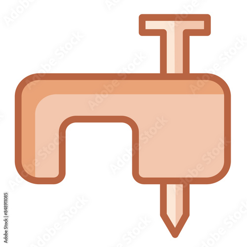 Cable Staple Icon