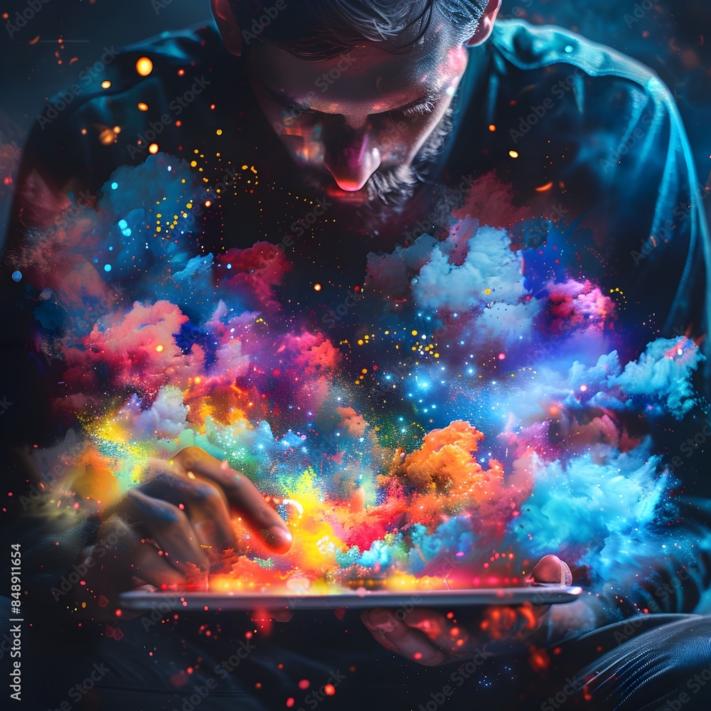A Digital Harnessing the Power of Cloud Based Creative Tools for Vibrant Innovative Artwork A Digital Harnessing the Power of Cloud Based Creative Tools for Vibrant Innovative Artwork