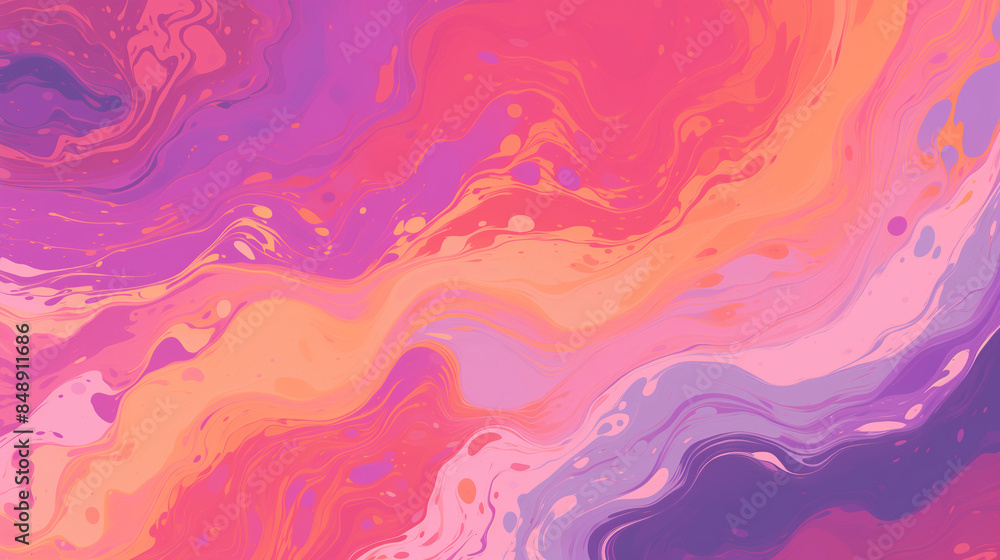 Abstract wavy red and violet background Abstract wavy red and violet background