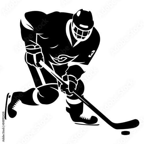 man hockey player