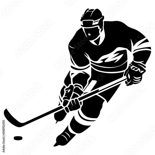 man hockey player