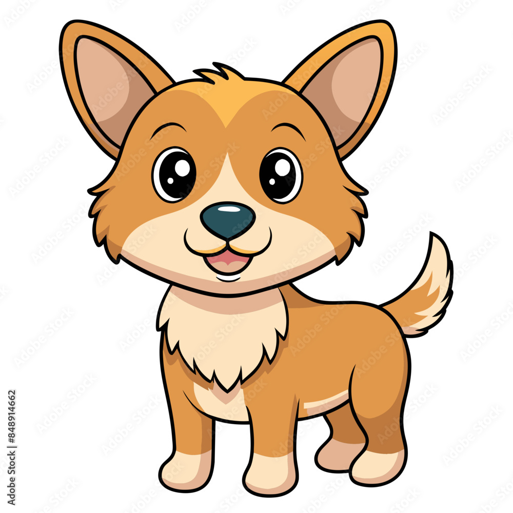 Fototapeta premium cute dog vector image