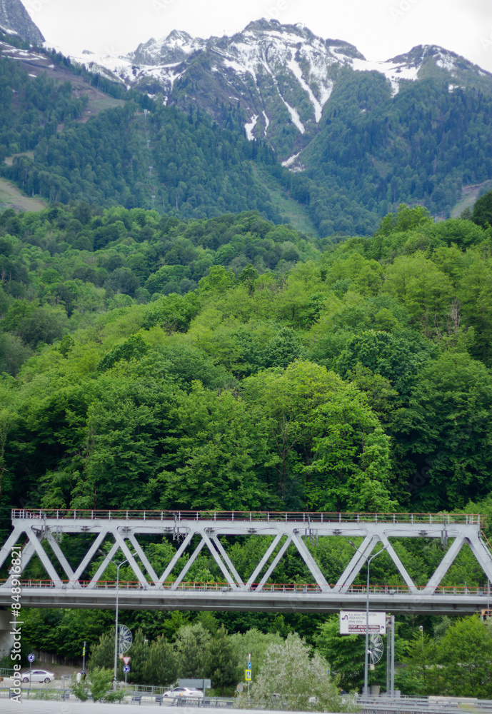 Rosa Khutor mountains view landscape