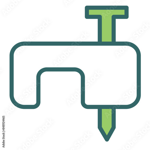 Cable Staple Icon