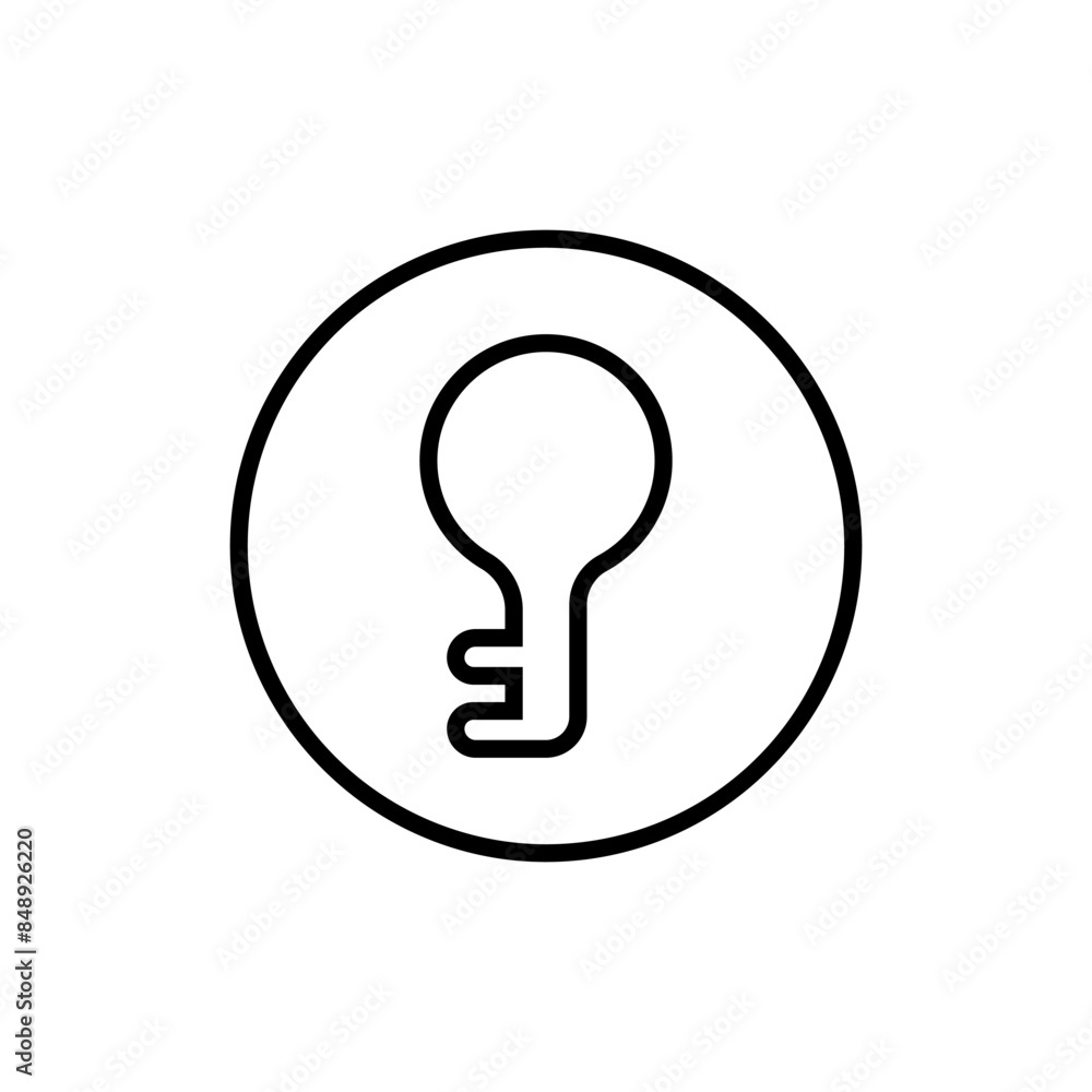 Keyhole vector icon. Lock illustration sign. Key symbol or logo. Keyhole vector icon. Lock illustration sign. Key symbol or logo.