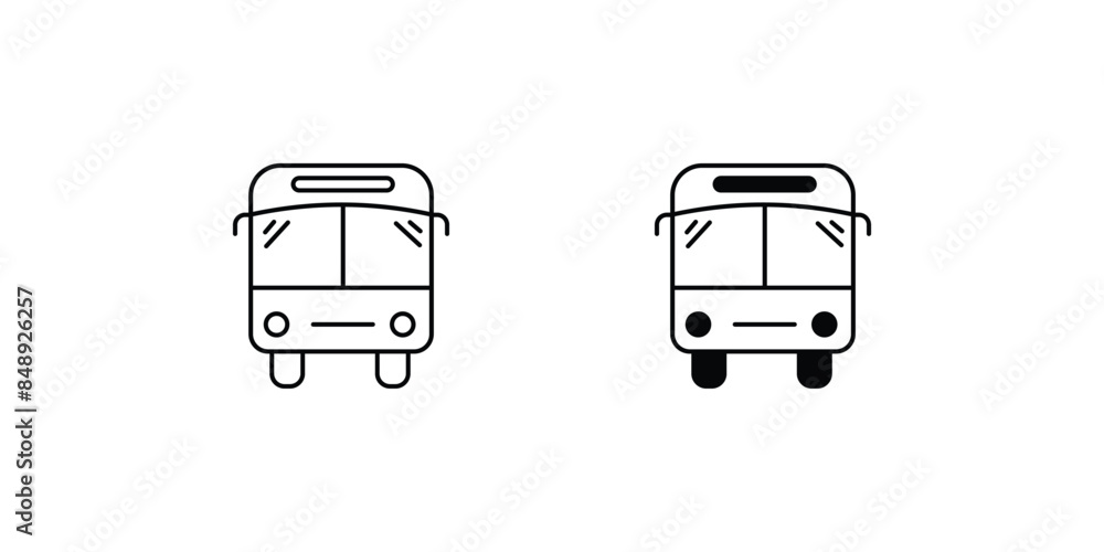 bus icon with white background vector stock illustration bus icon with white background vector stock illustration