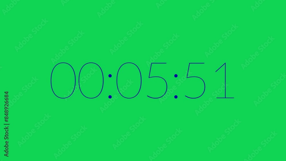 6 digits 10 seconds thin font minimal countdown timer. Navy on green screen. Simple, elegant and minimalist chic font count down concept. 4K Motion Graphics. 6 digits 10 seconds thin font minimal countdown timer. Navy on green screen. Simple, elegant and minimalist chic font count down concept. 4K Motion Graphics.