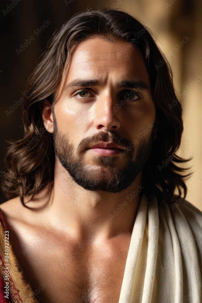 Fototapeta premium potrait of jesus christ