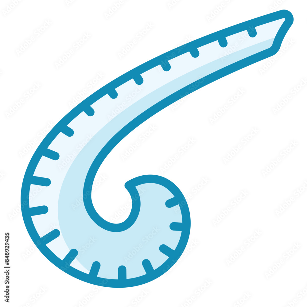 French Curve Icon