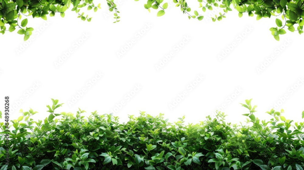 Green border on white backdrop Green border on white backdrop