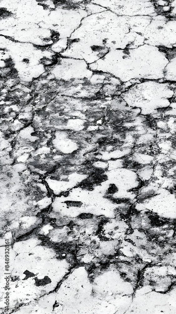 A detailed black and white image showcasing the intricate patterns of cracked earth. A detailed black and white image showcasing the intricate patterns of cracked earth.